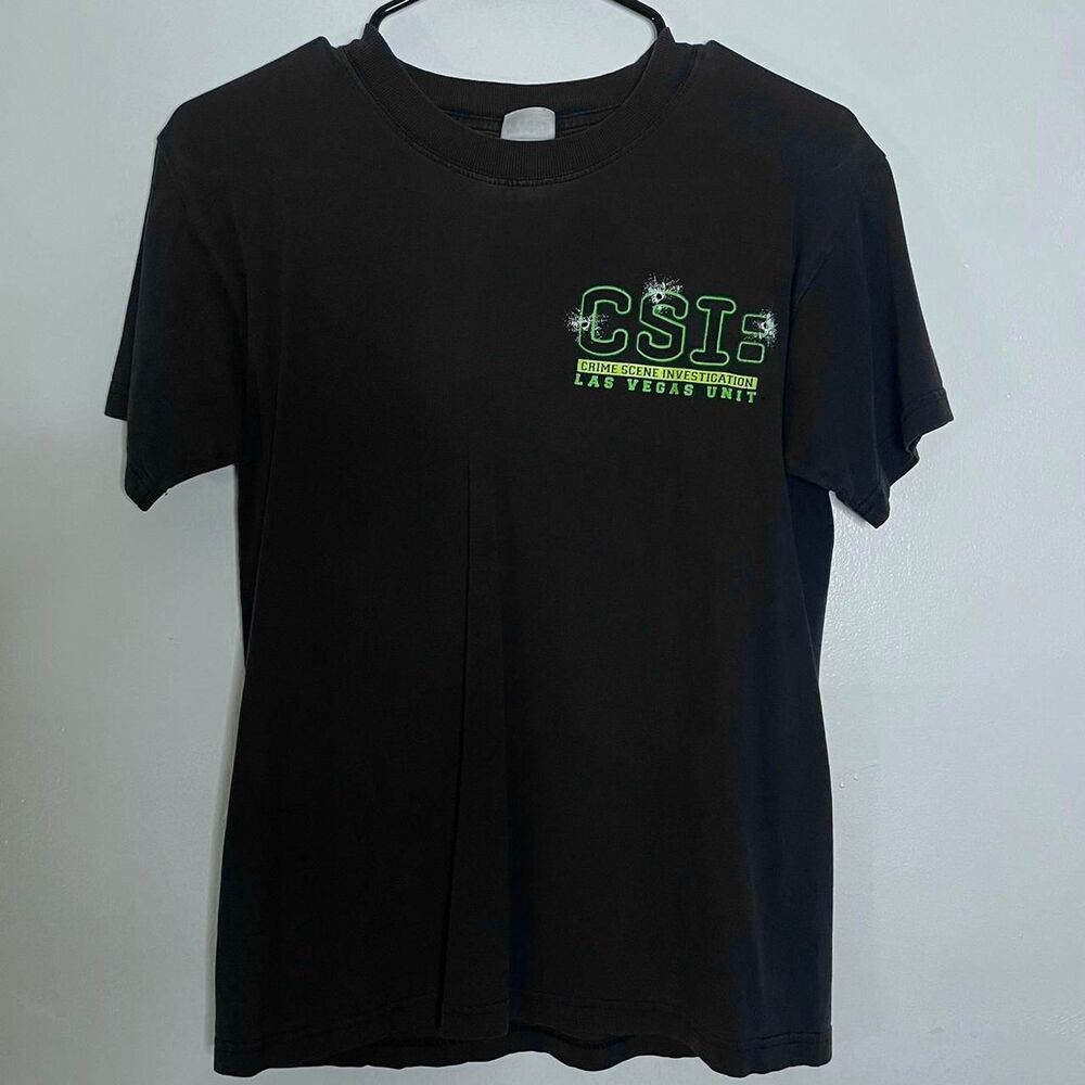 Vintage 2000s CSI Las Vegas Unit T-Shirt Graphic Y2K - Small